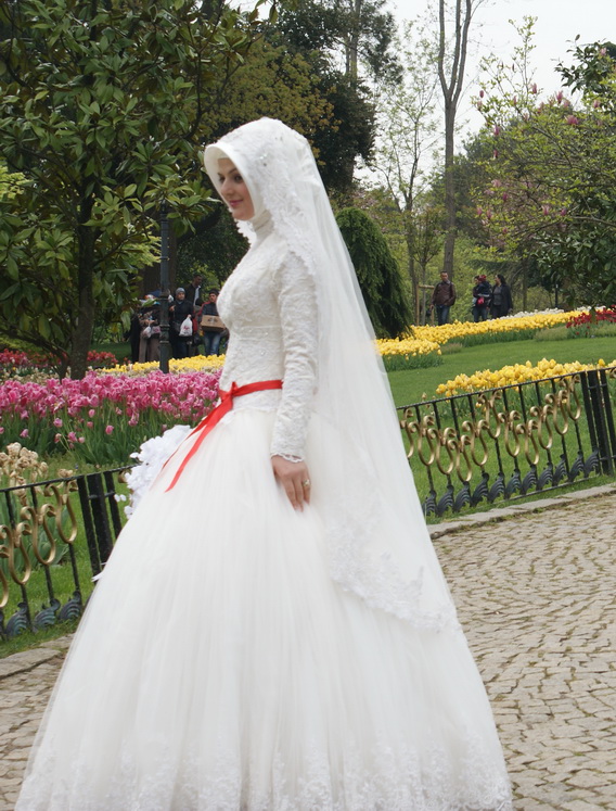 turkish wedding veil