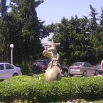 Reproduction of statue of Altin Yunus