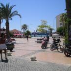 Square in town-centre