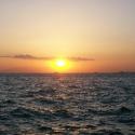 By the sea..