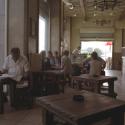 inside one of the istanbul's cafe