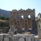 frontal view of the library
