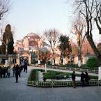 View to Aya Sofya from  Blue Mosque