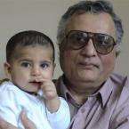My favourite grandchild, Adil Hameed and I