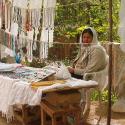 Seller of beads and Daphne