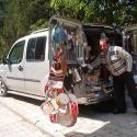 Selling tourist wares