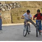 Kids and... bicycle fighting