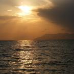 Sunset at sea