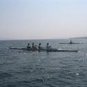 Rowing on the lake