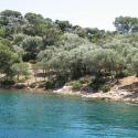 One of the places we swam
