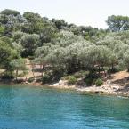 One of the places we swam