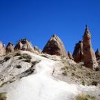 Valleys in Cappadocia