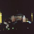 Hagia Sophia at night