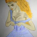 Lady in blue