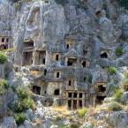 Myra rock tombs