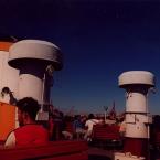 on the ferry