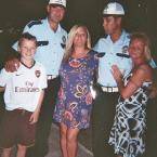 Me in middle my son and friend della