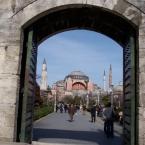Hagıa Sophıa through Sultan Ahmet