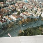 View of the city from inside the Atakule Tower