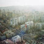 View of the city from inside the Atakule Tower
