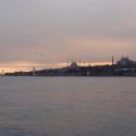 on the way back home in the evening