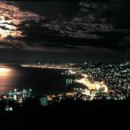 a night photo of my hometown Akcaabat in Trabzon
