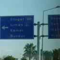 sign on the road
