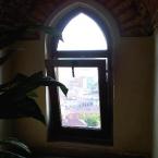 Windows inside  the Galata Tower