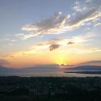 sunset in iznik