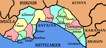 Antalya districts